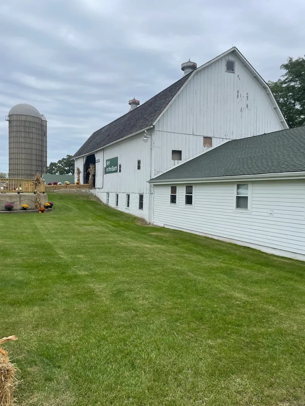 White Barn and Silo