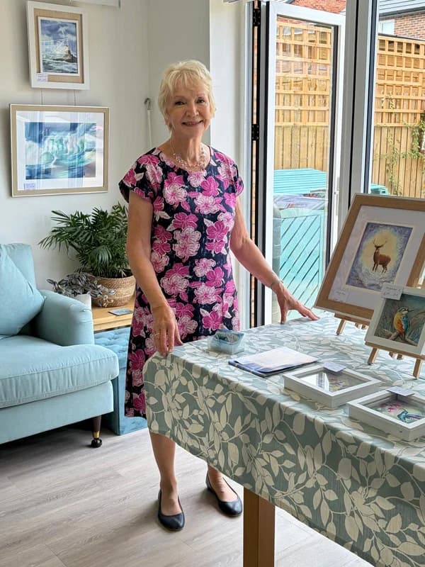 Art Gallery in my new home in Alnwick, Northumberland
