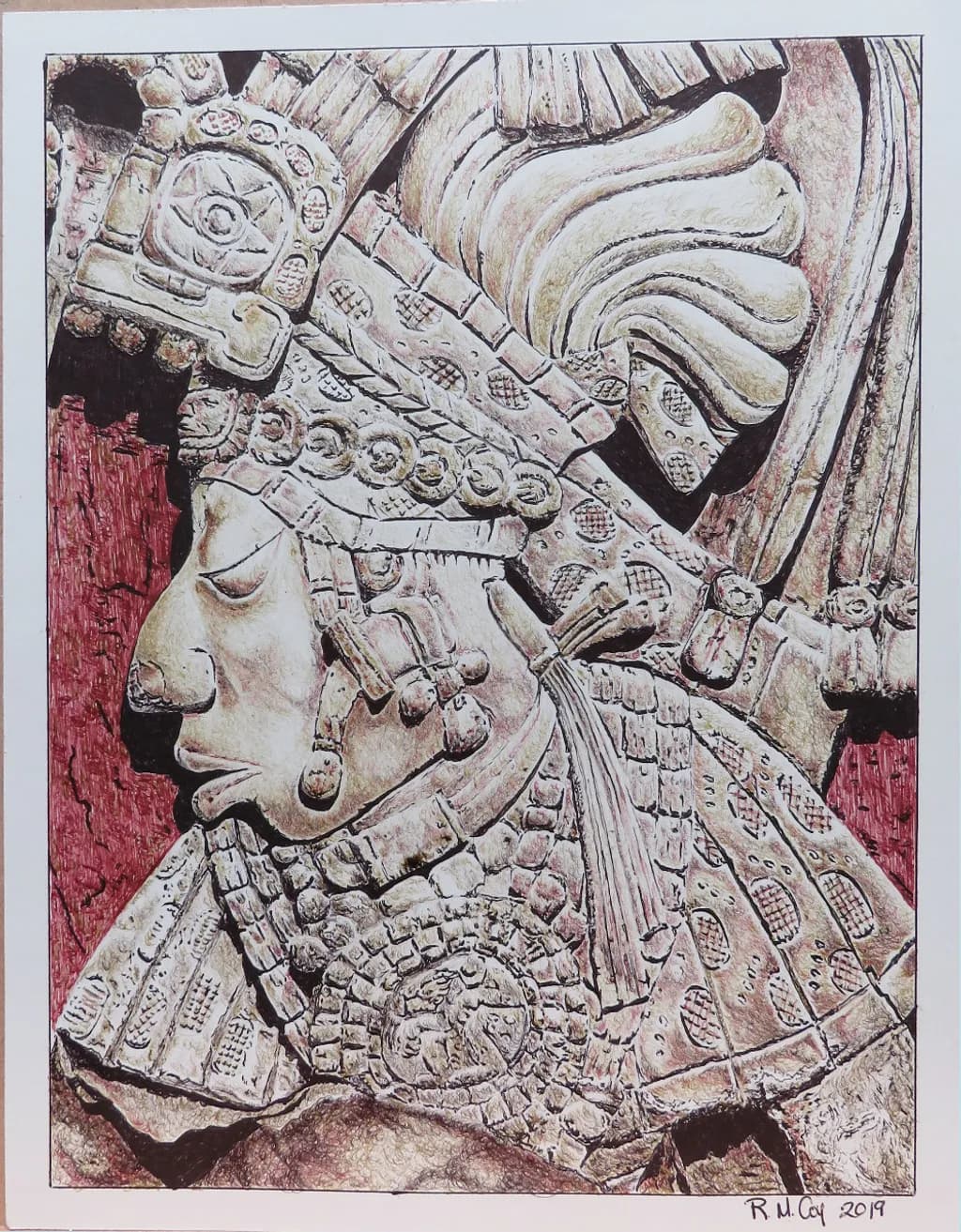 Mayan Relic Bust