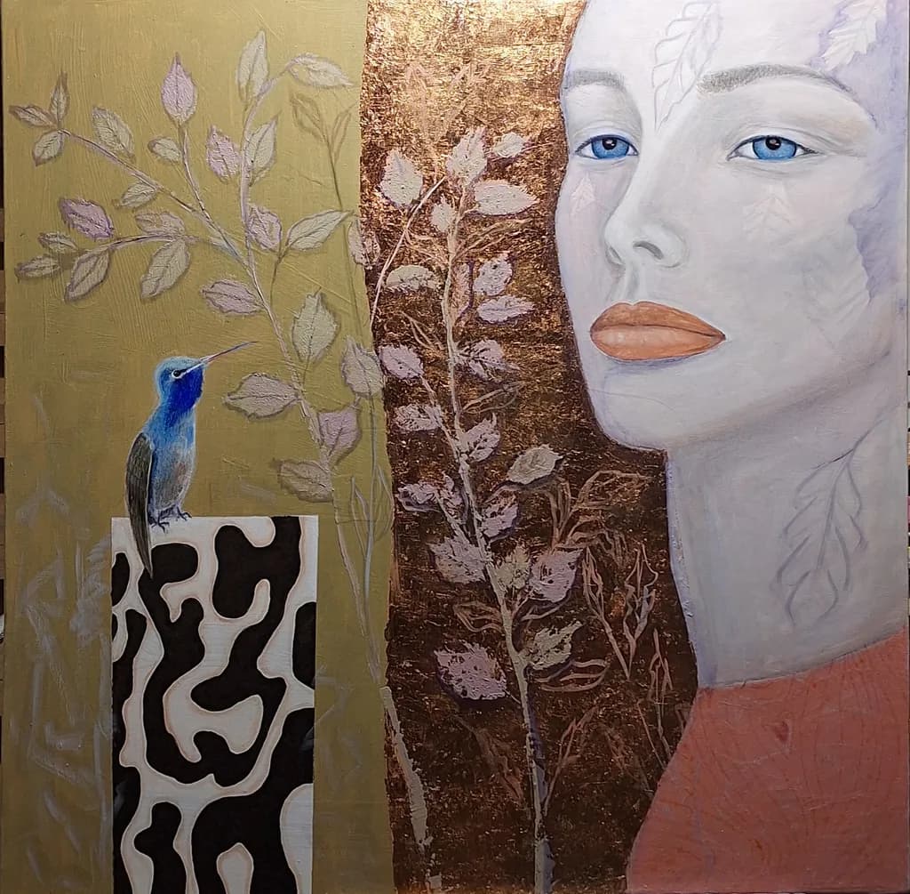Blue Bird Portrait