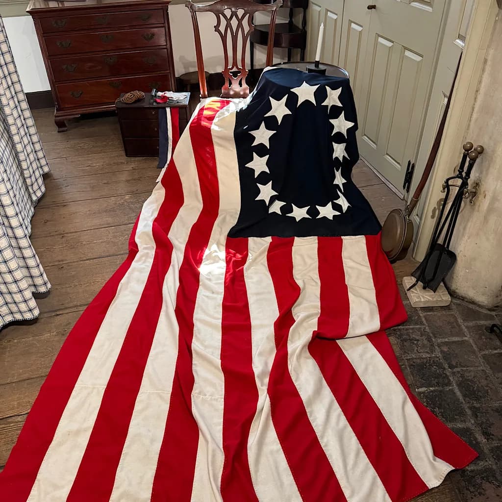 Stars and Stripes Draped