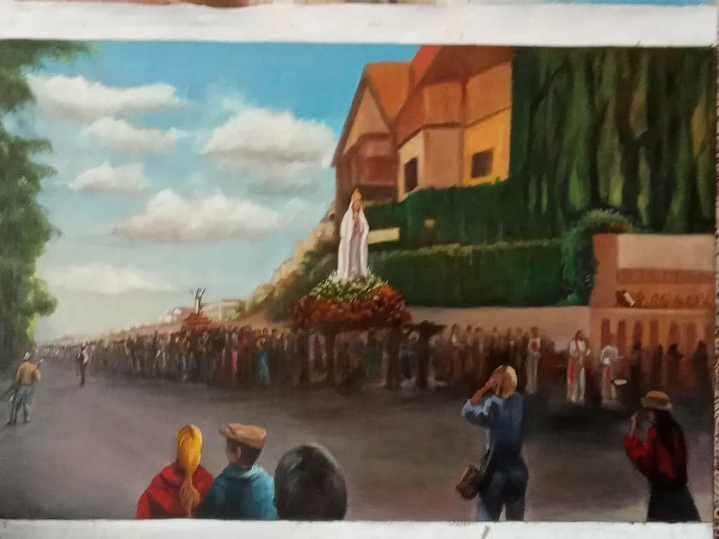 Statue Procession in CASCAIS CITY