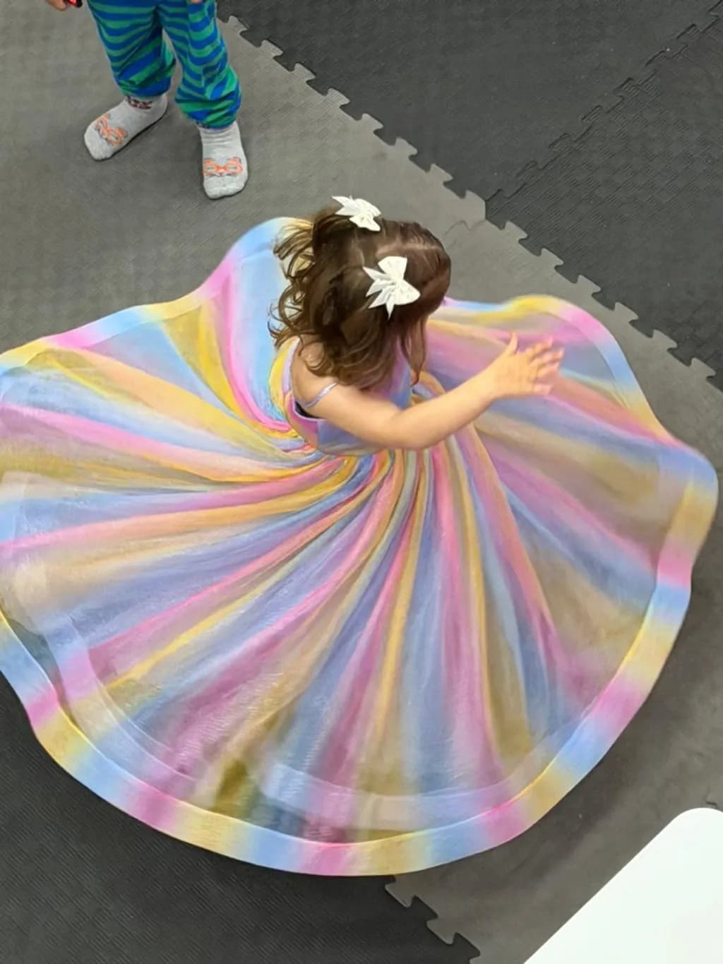 Child Twirling Dance