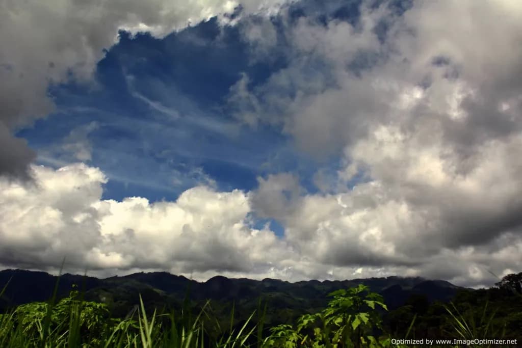 Cloudscape Over Hills