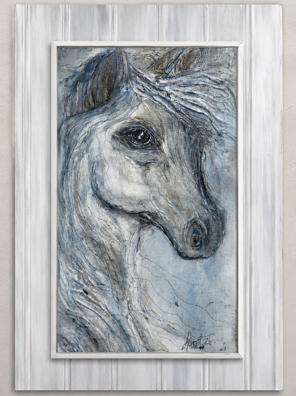White Horse Portrait