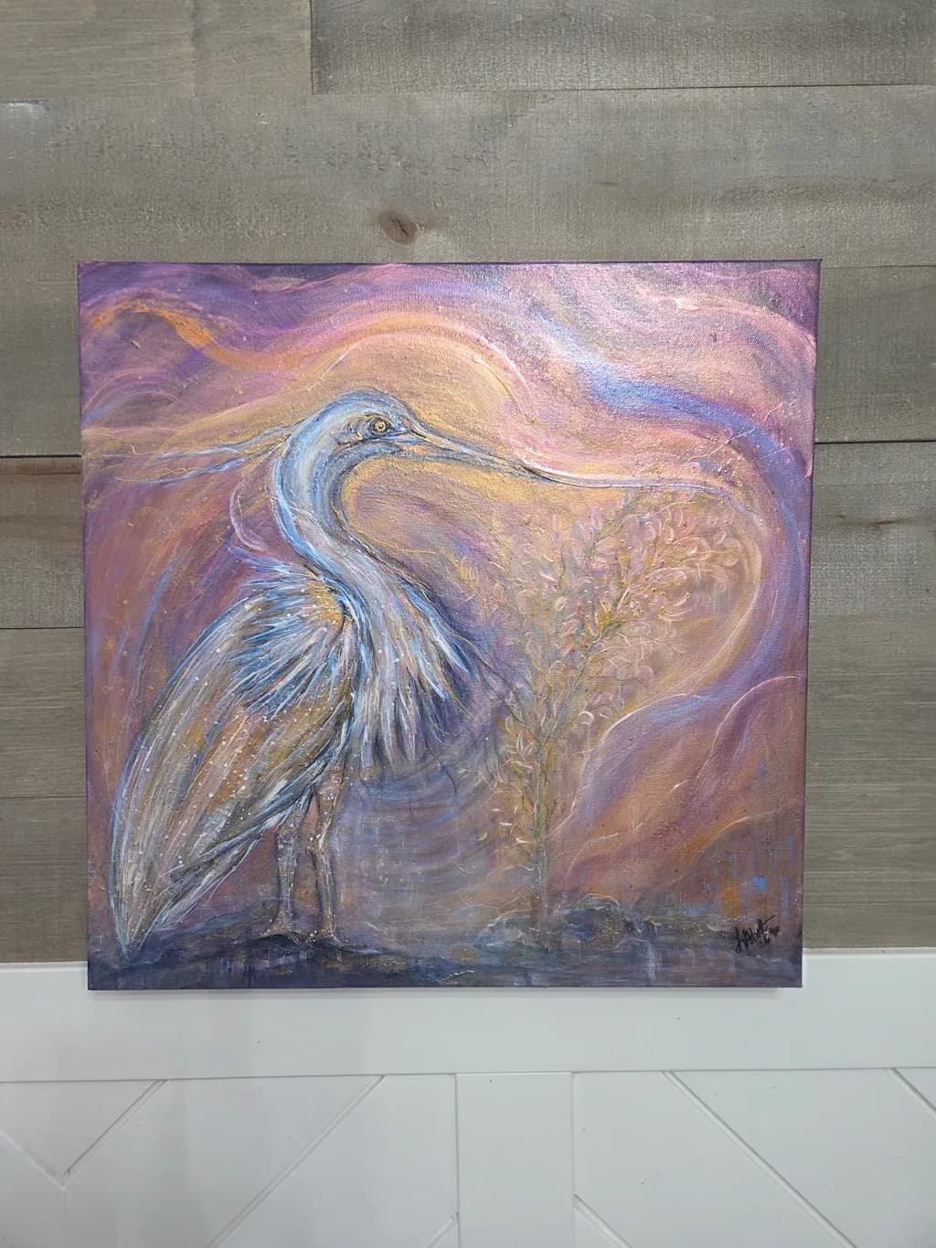 Heron in Twilight