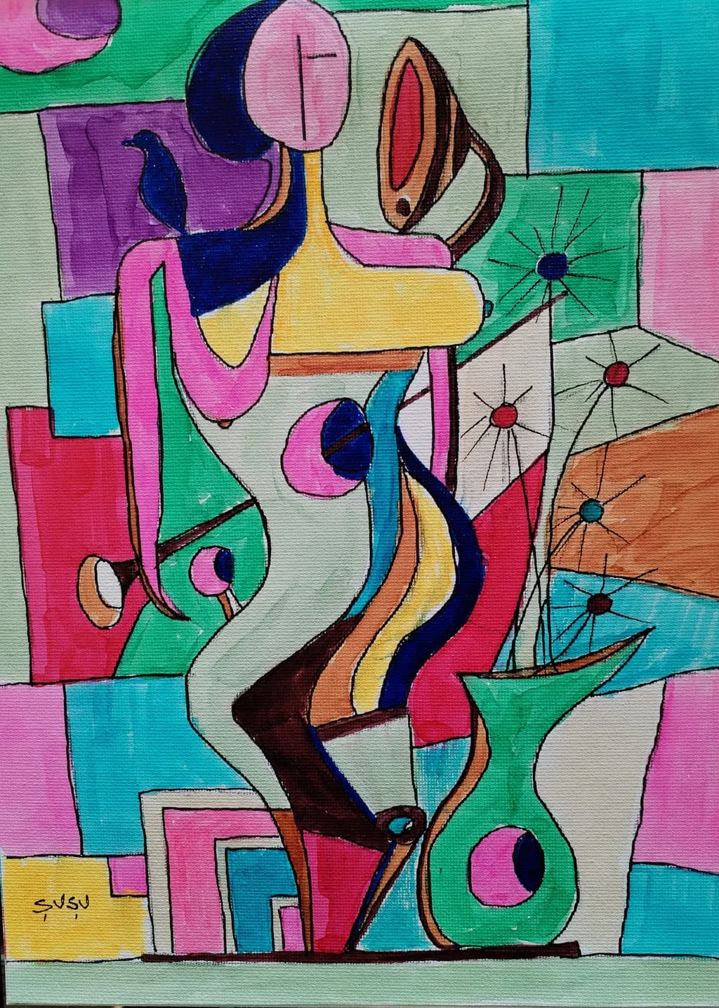 Cubist Vase Form