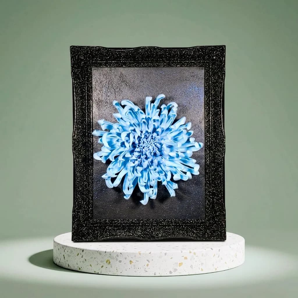 Blue Chrysanthemum Splendor