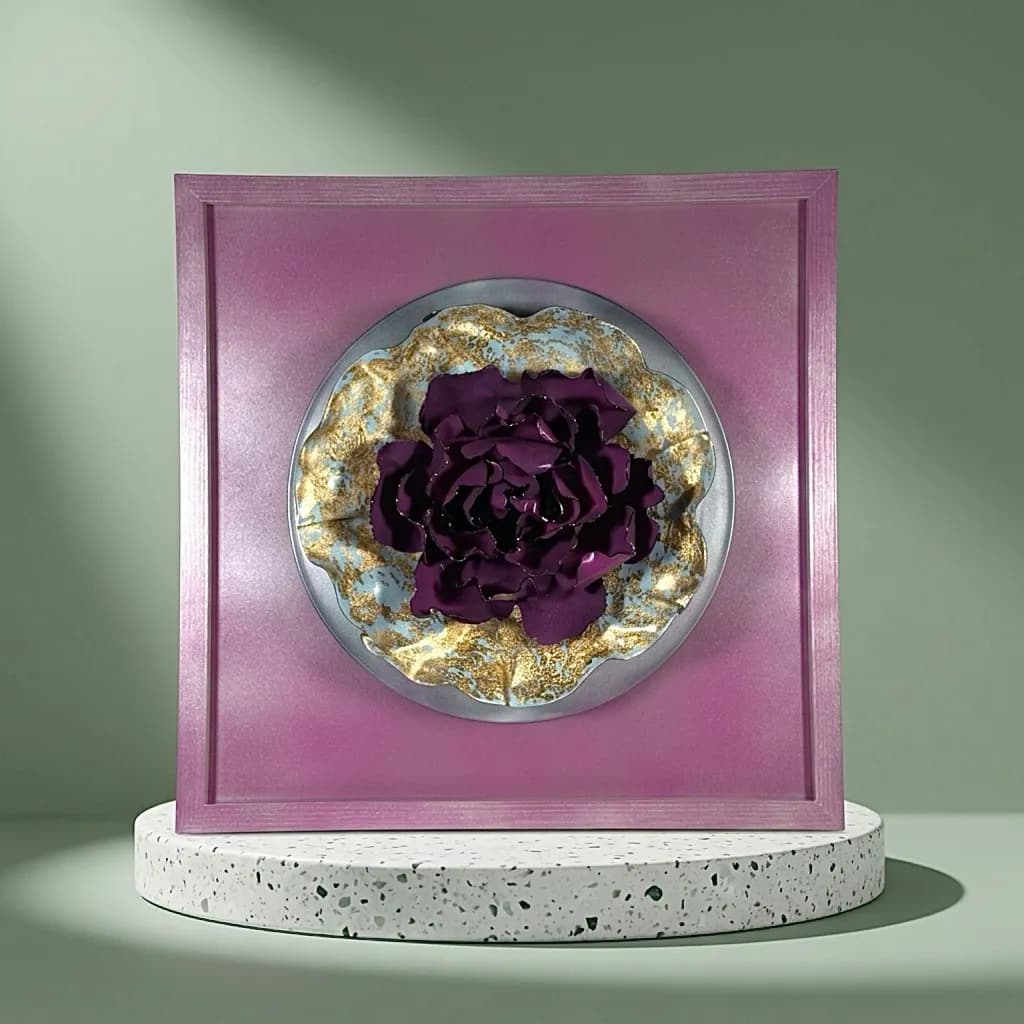 Purple Bloom Relief