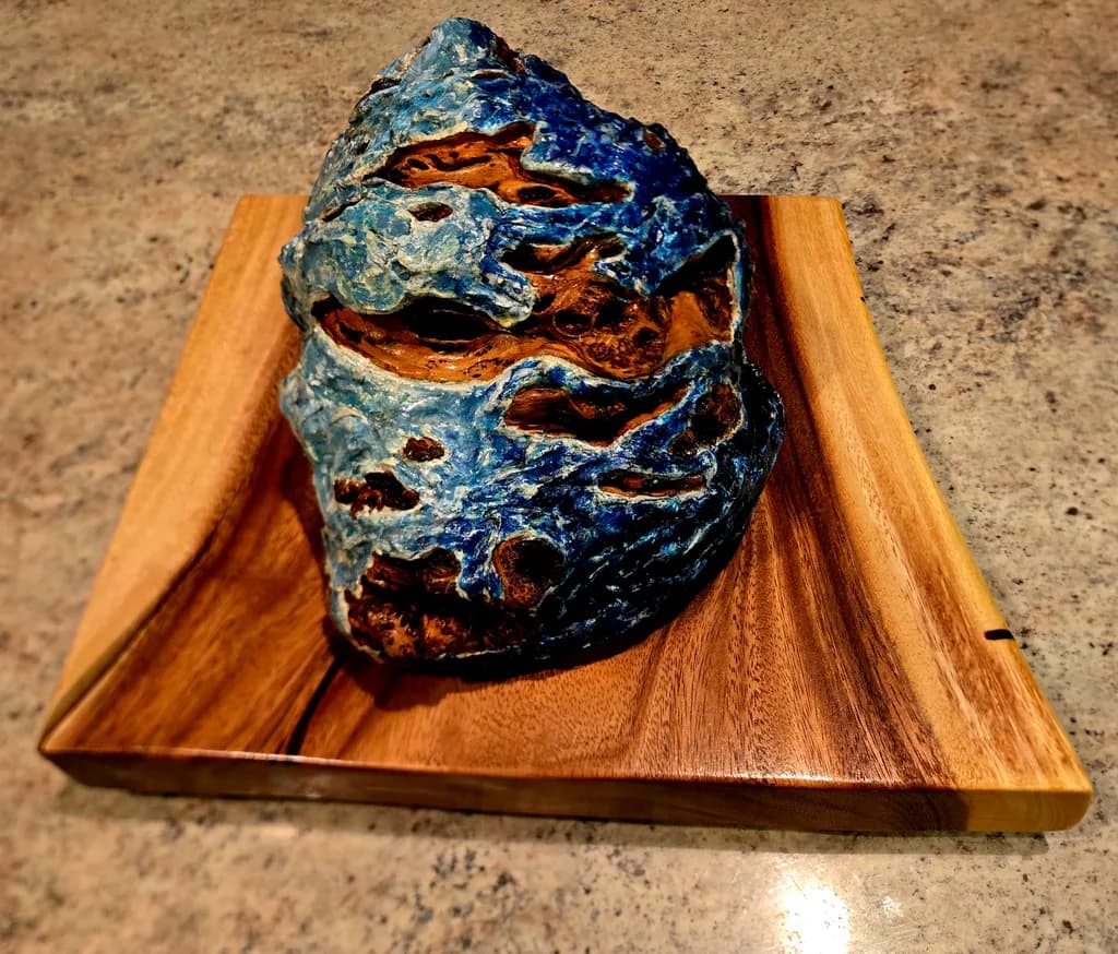 Cerulean Driftwood Shell
