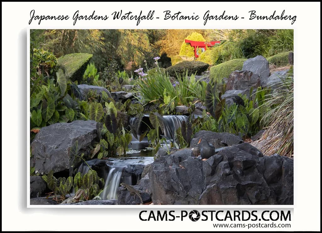 Japanese Garden Waterfall
