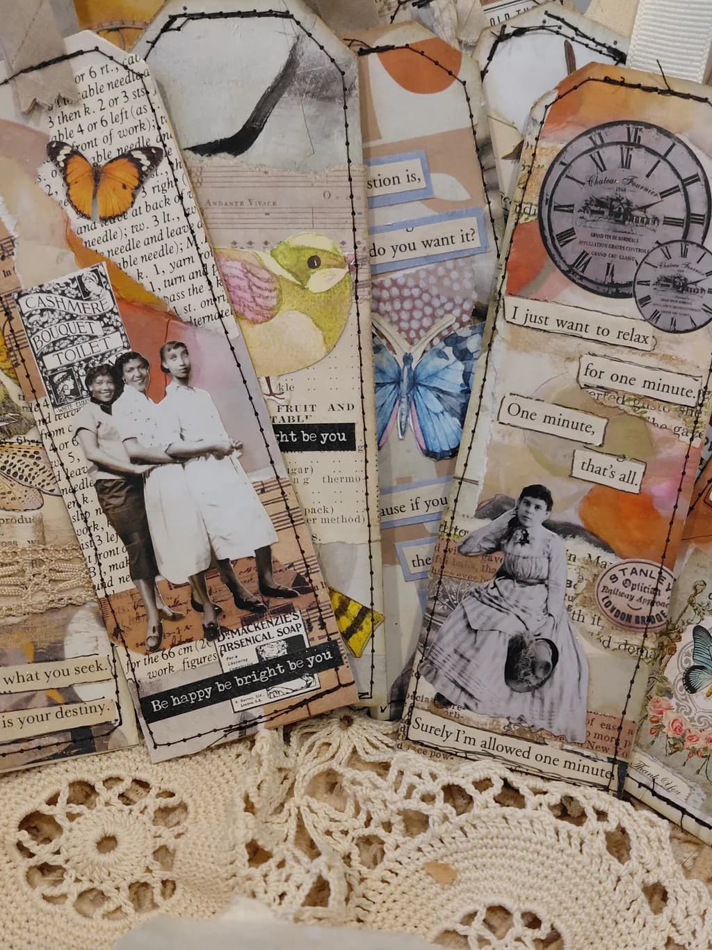 Timeless Collage Tags
