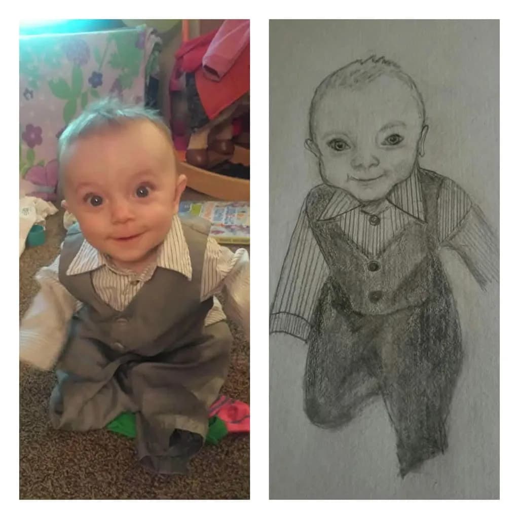 Smiling Baby Portrait