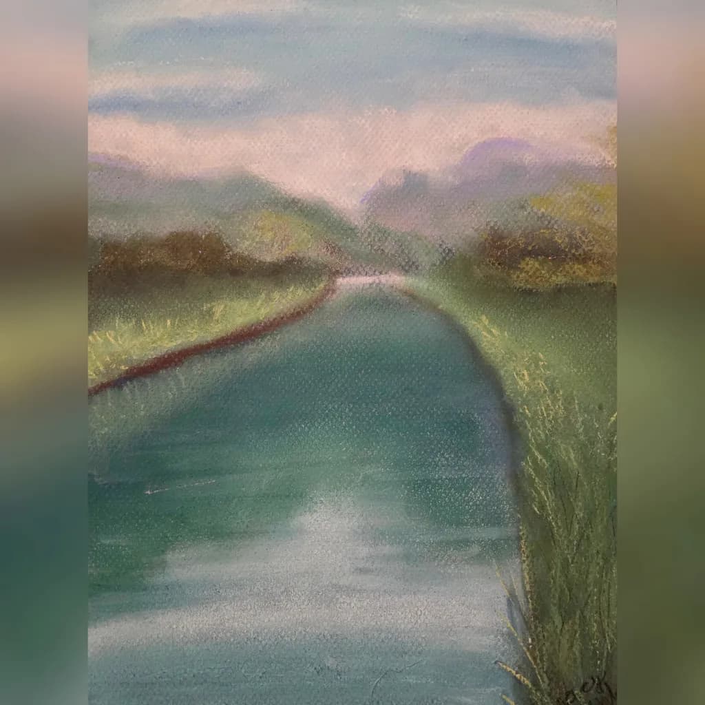 Misty River Path