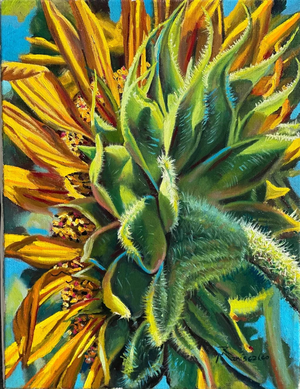 Sunflower Backdrop