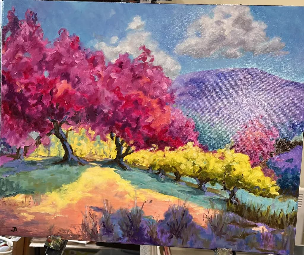 Spring Orchard Path