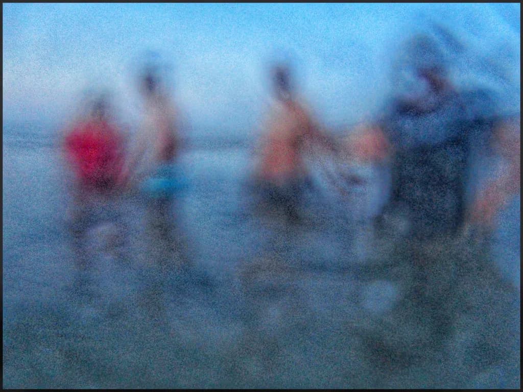 Blurred Beach Bash