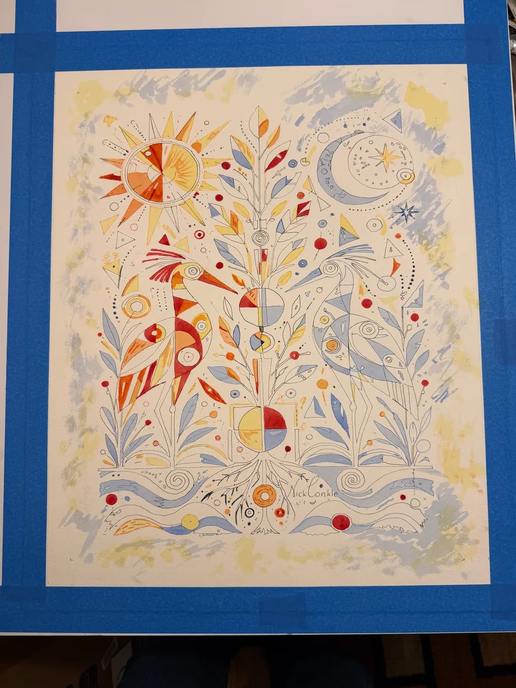 Sun Moon Tree