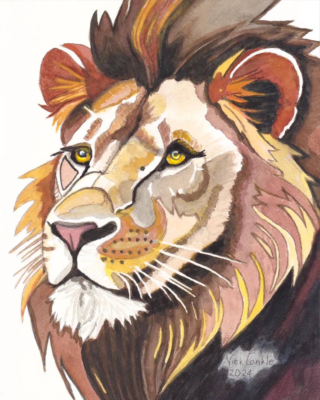 Lion Gaze