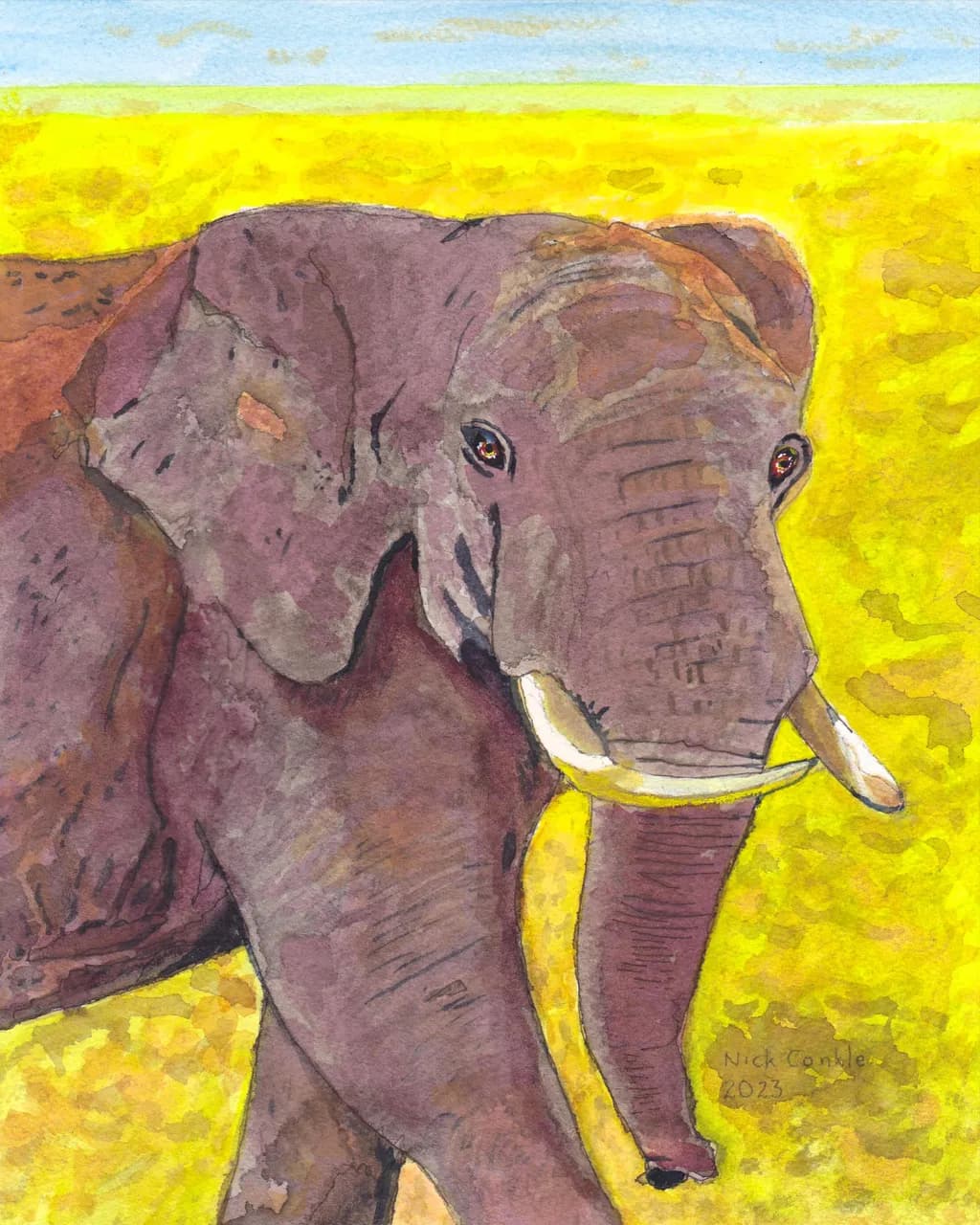 Elephant in Sunlight