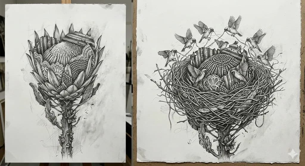 Intricate Bloom Nest
