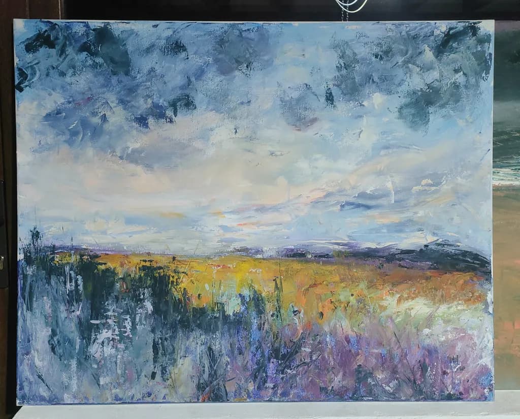Misty Meadowscape