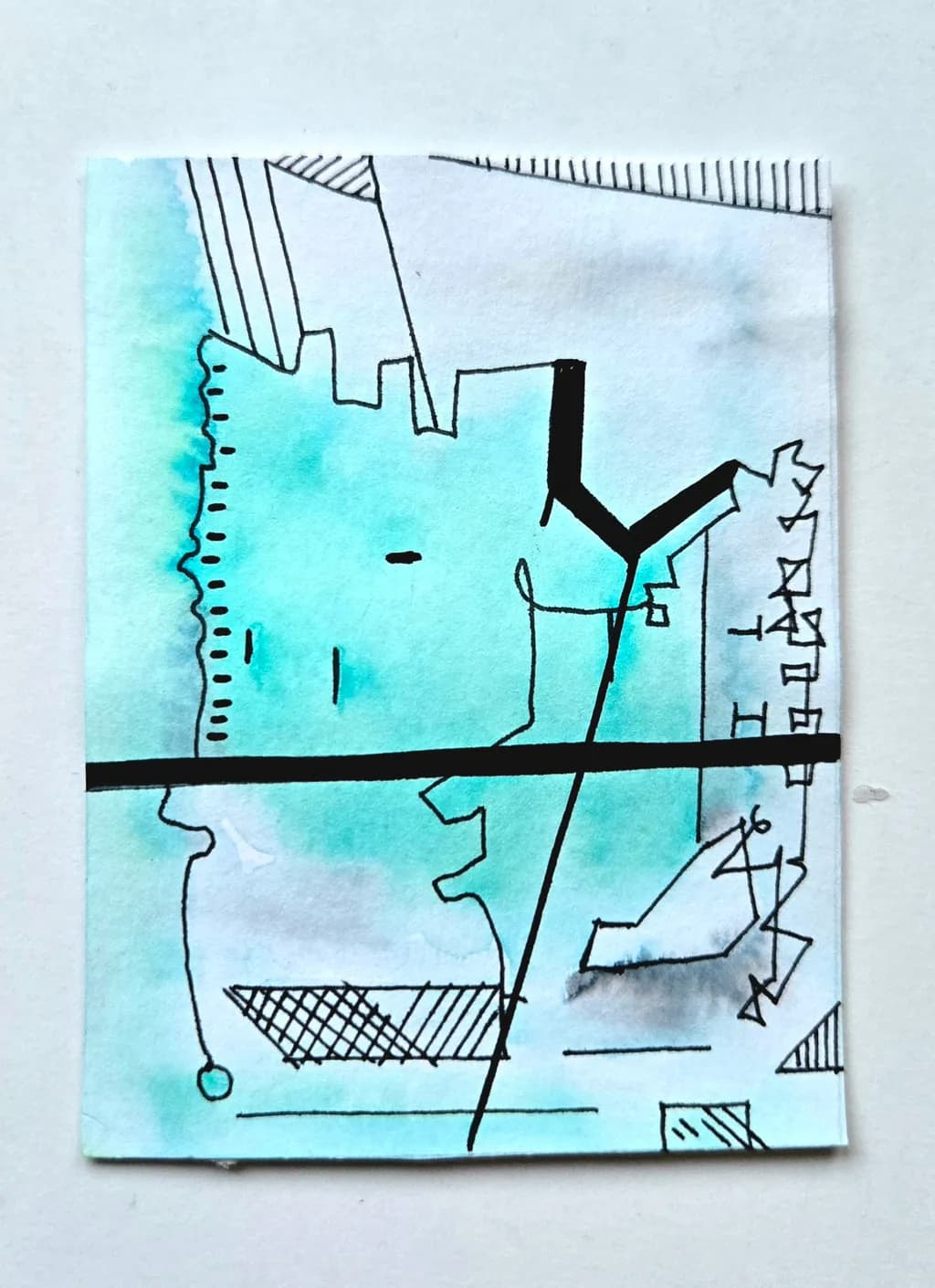 Turquoise Blueprint