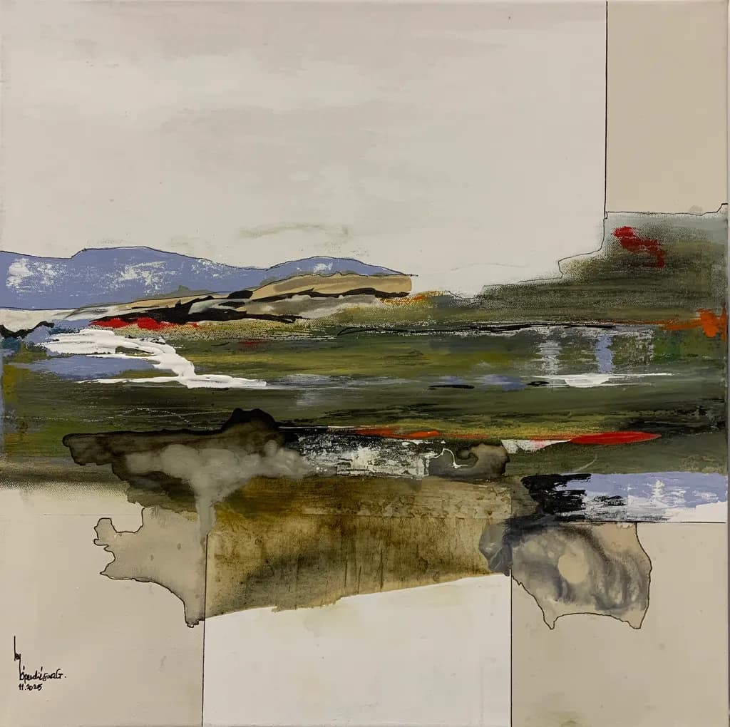 Abstract Landscape Reflection