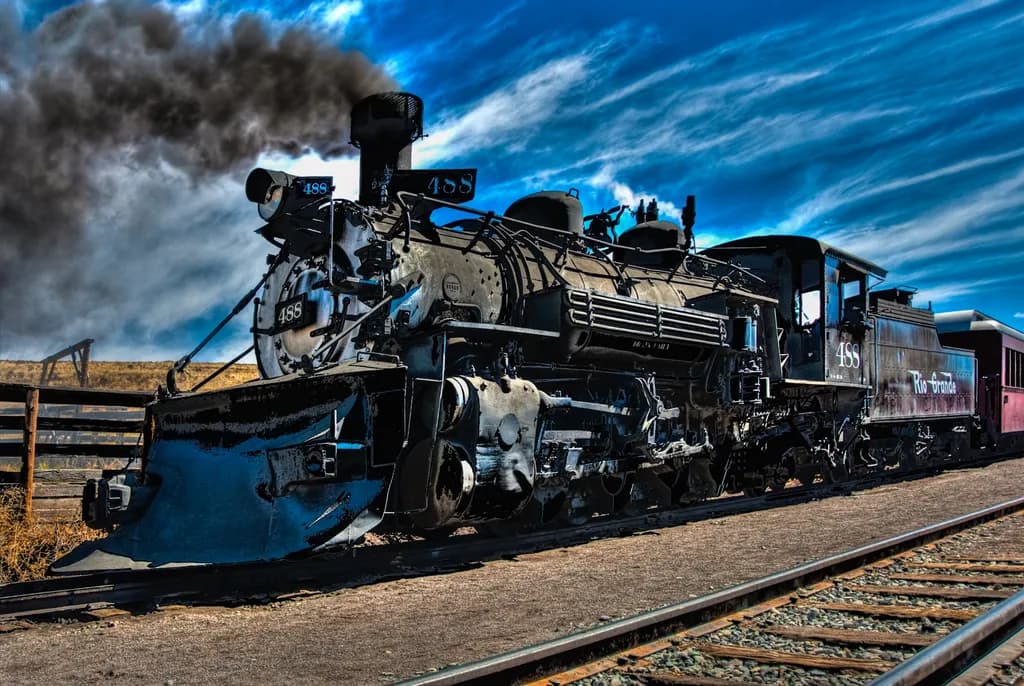 Vintage Steam Train