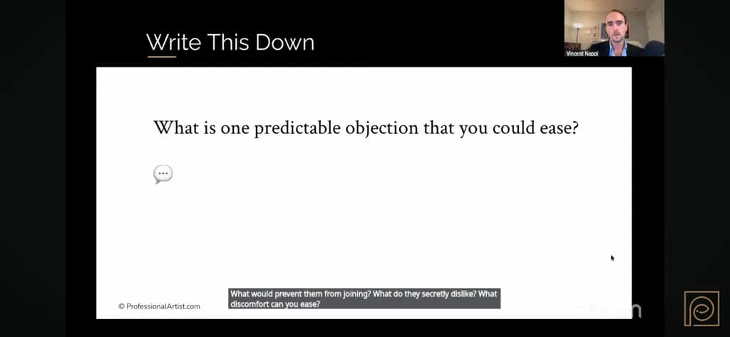 Predictable Objection Question
