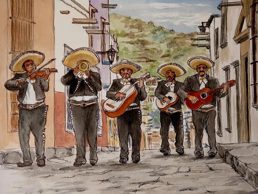 Mariachi Musicians Street