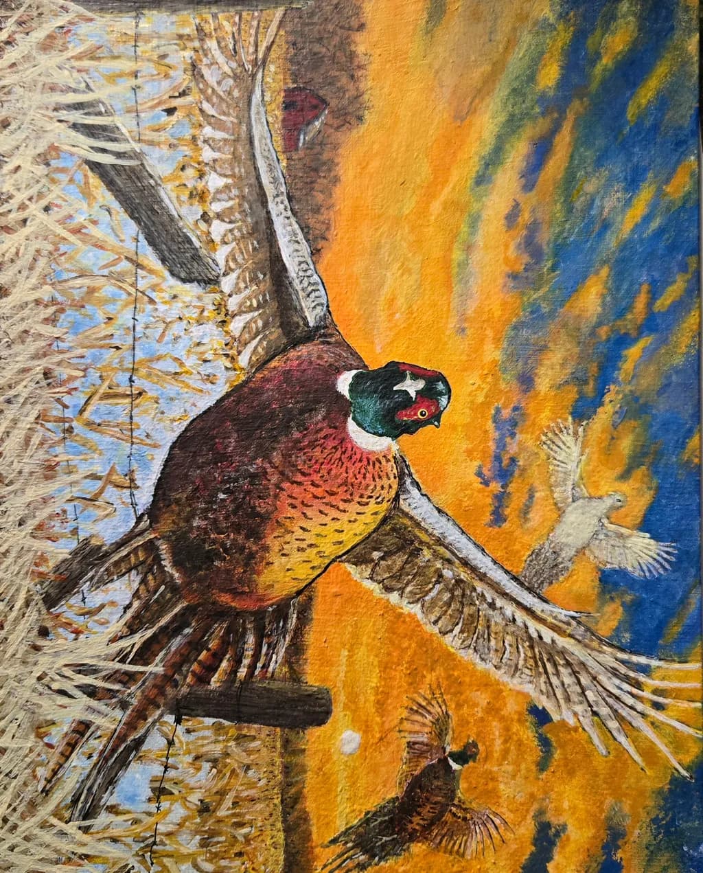 Sunset Bird Flight