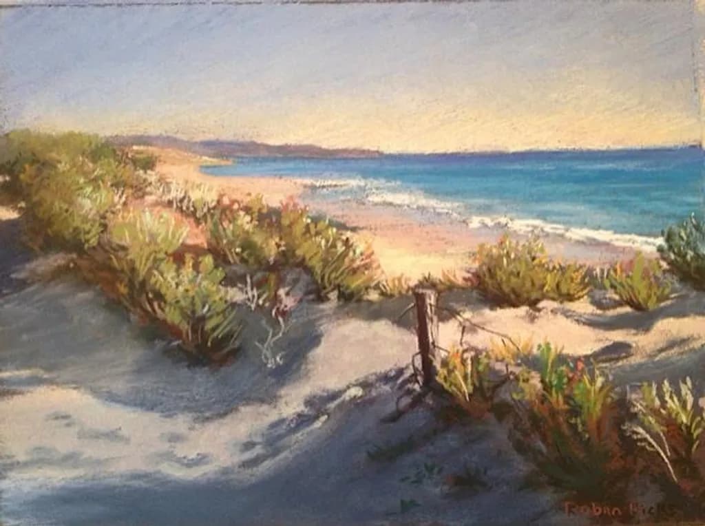 Sunlit Dune Shoreline