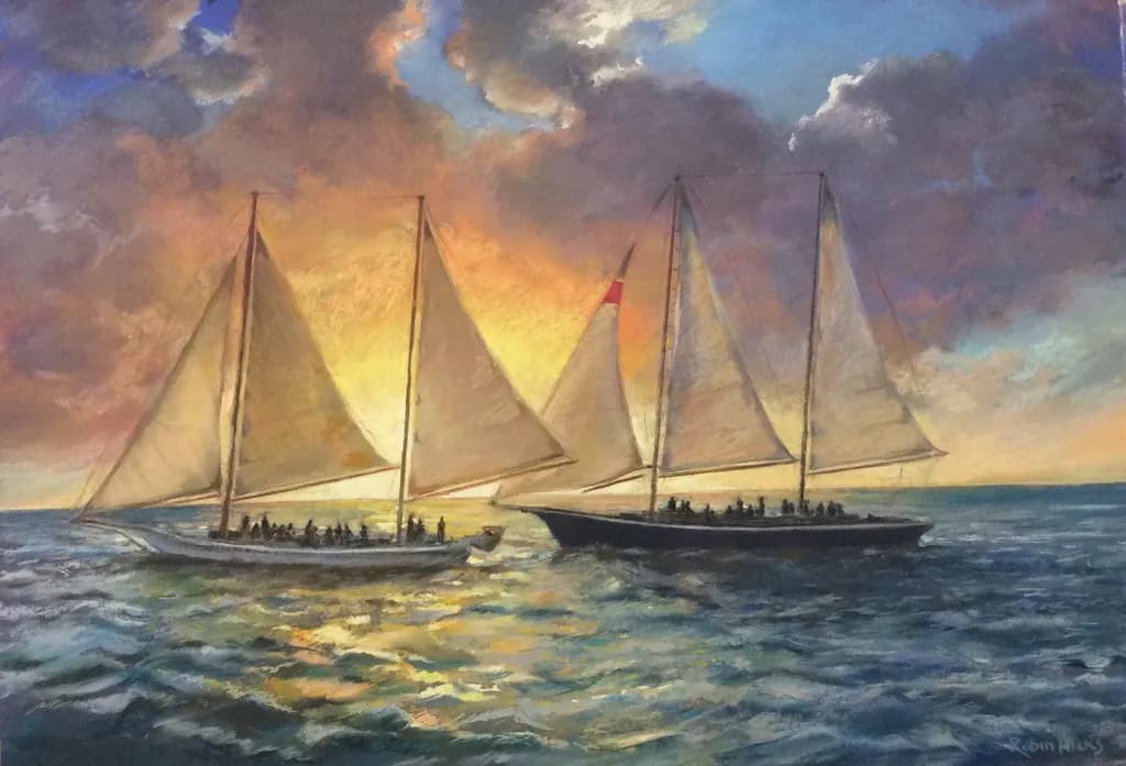 Sails at Sundown