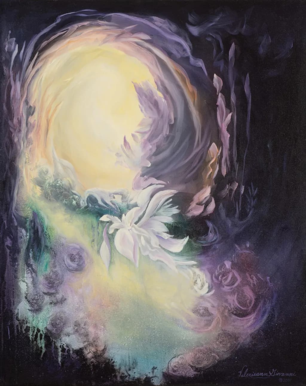 Abstract Floral Light