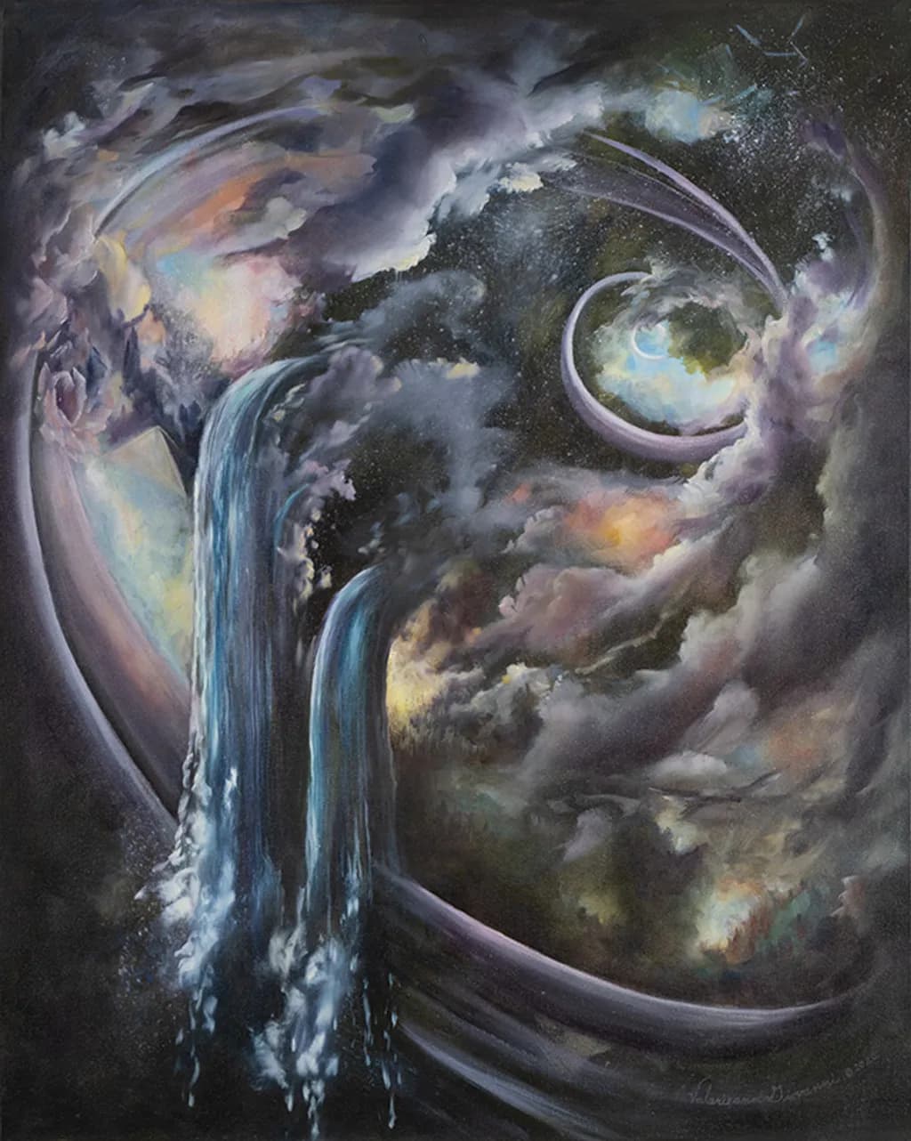 Cosmic Waterfall