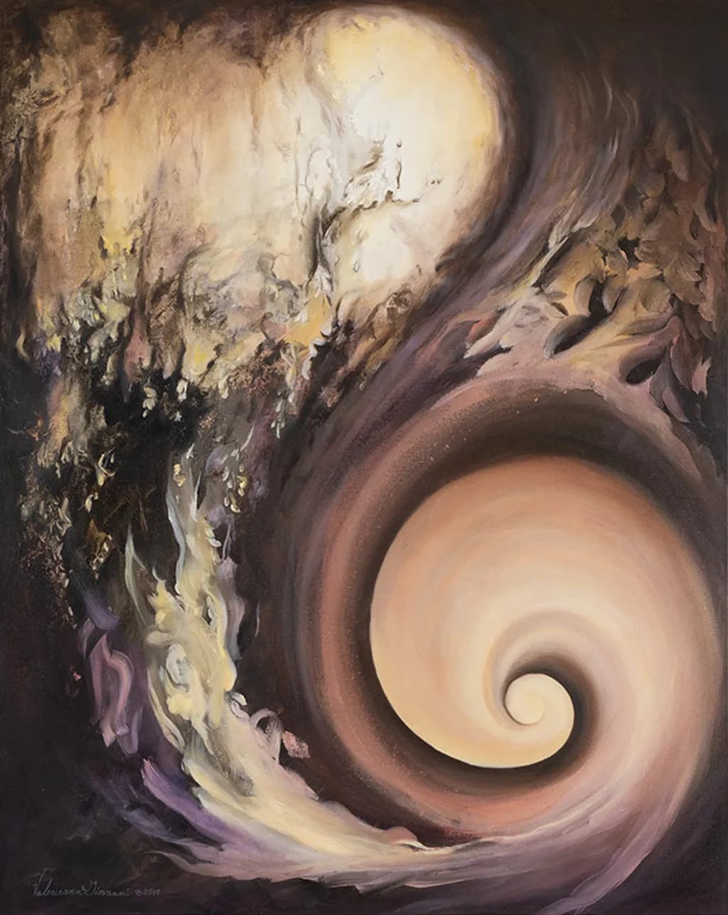 Earthy Swirl Spiral