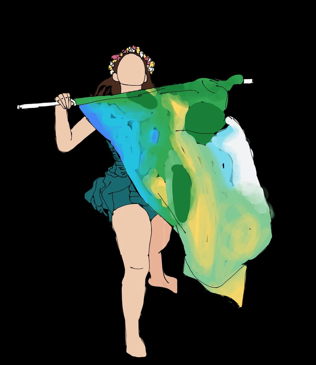 Leaping Lady