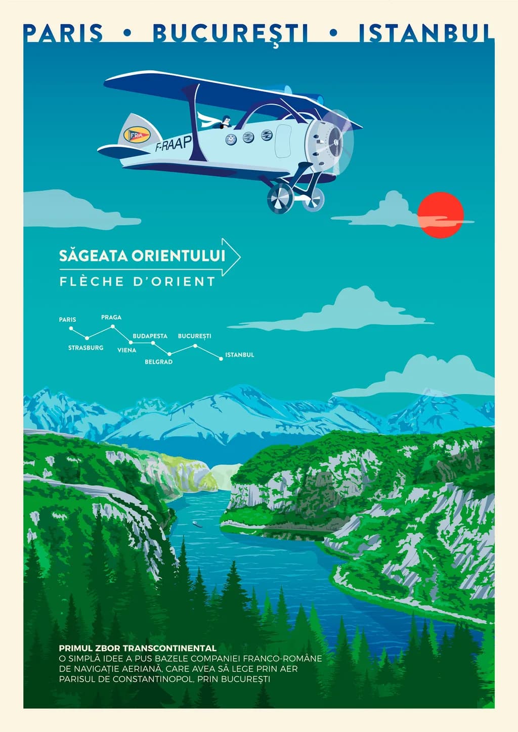 Danube Flight Path