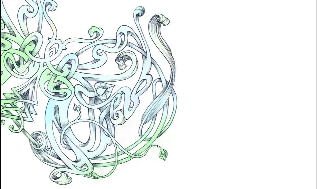 Art Nouveau Butterfly