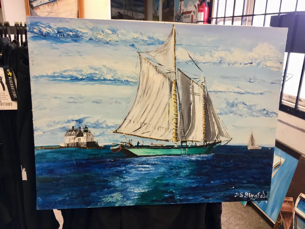 Sailing Past the Lighthouse