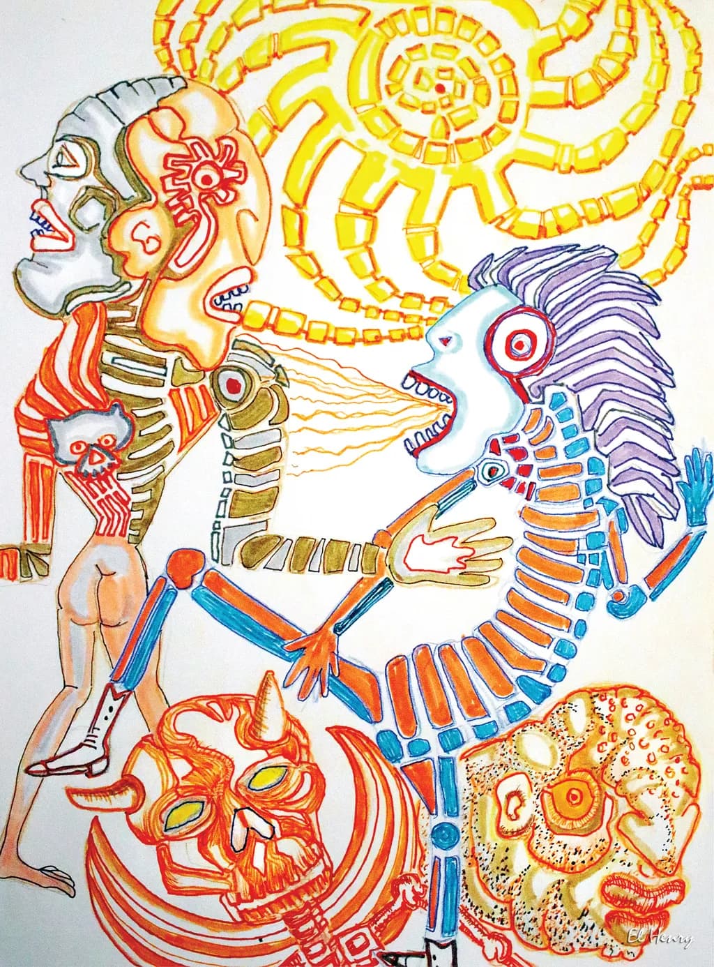 CMYK Masks Interaction