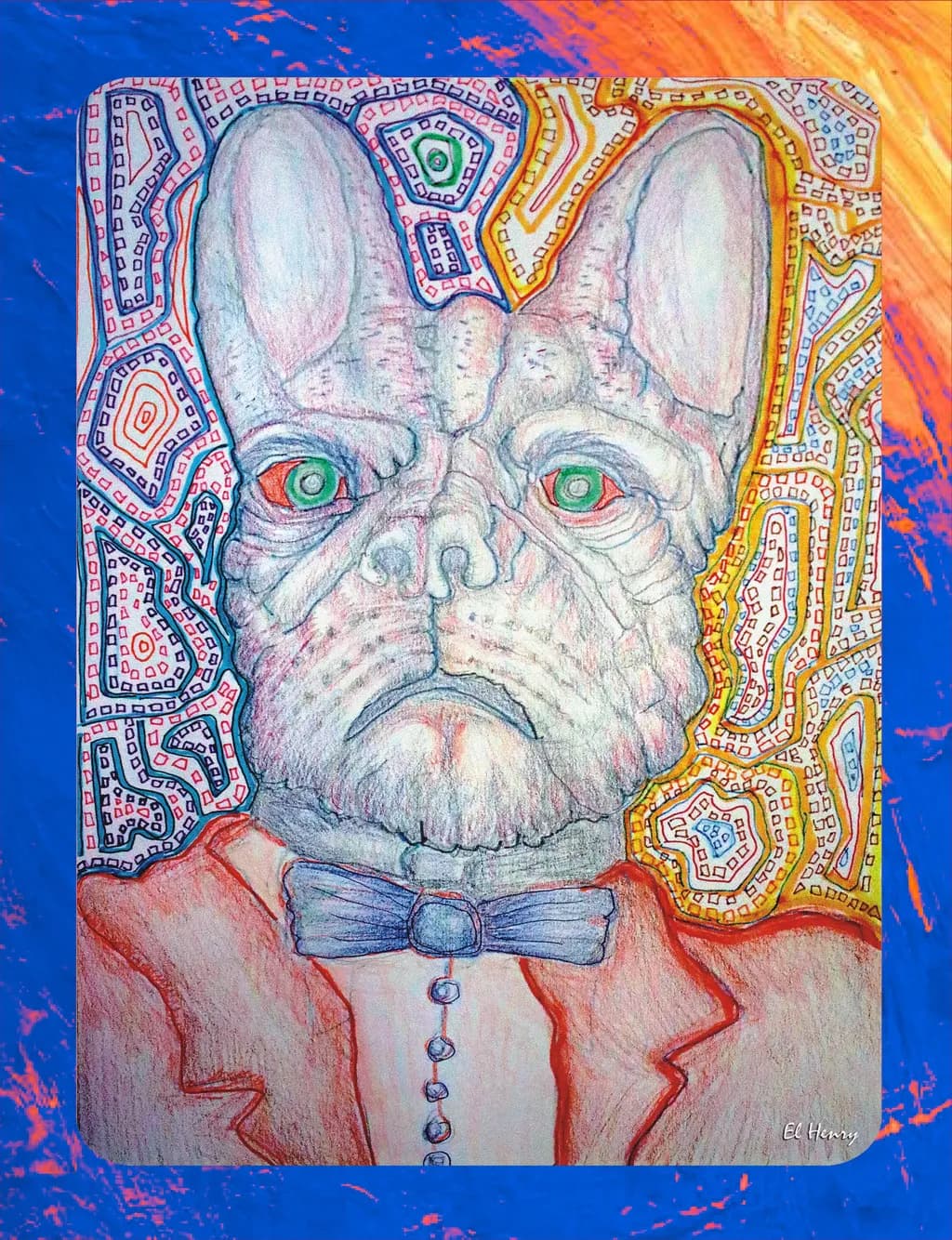 Grey Cat Portrait