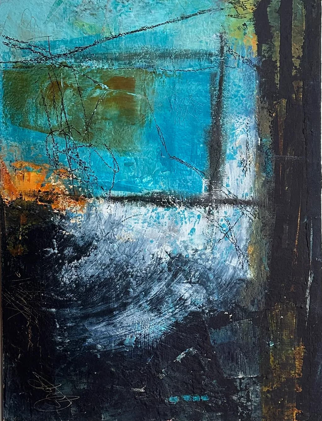 Abstract Window View