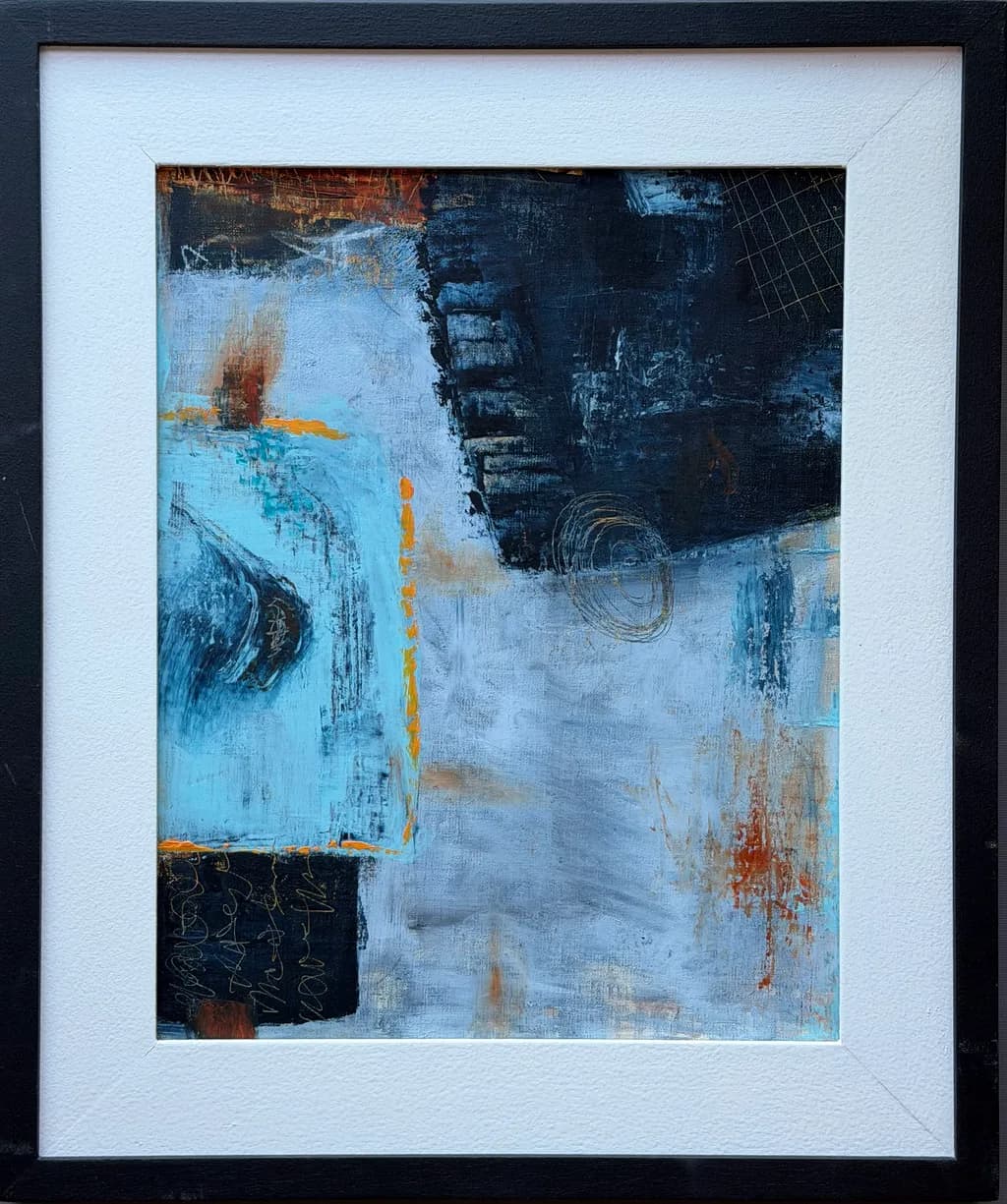 Abstract Blue Composition
