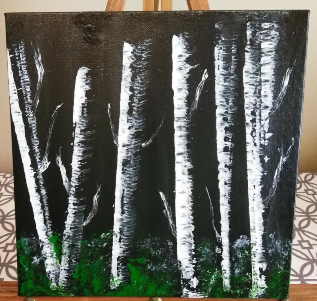 Birch Silhouettes