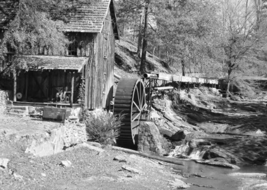 Old Mill by the Stream