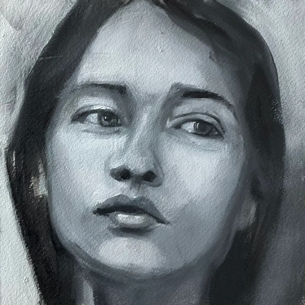 Monochrome Portrait Expression