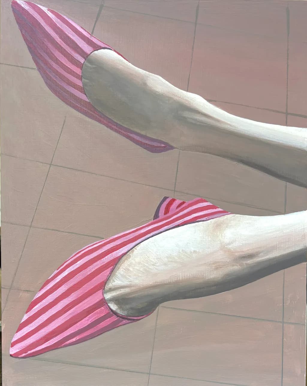 Striped Heels Perspective