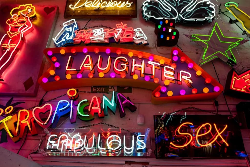 Neon Laughter Signs